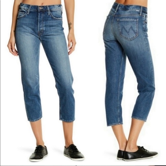MOTHER Denim - Mother Jeans The Cheeky Crop in Three Times a Charm